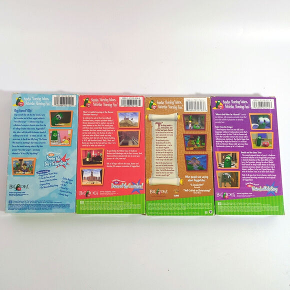 VeggieTales 11 VHS Lot Collection Very Silly Songs Larry-Boy! Madame Blueberry - Picture 2 of 4
